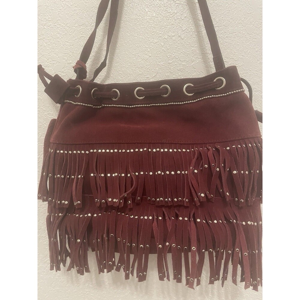 Suede Handbag leather Fringe Crossbody Purse Mossimo Bag Cowgirl Boho